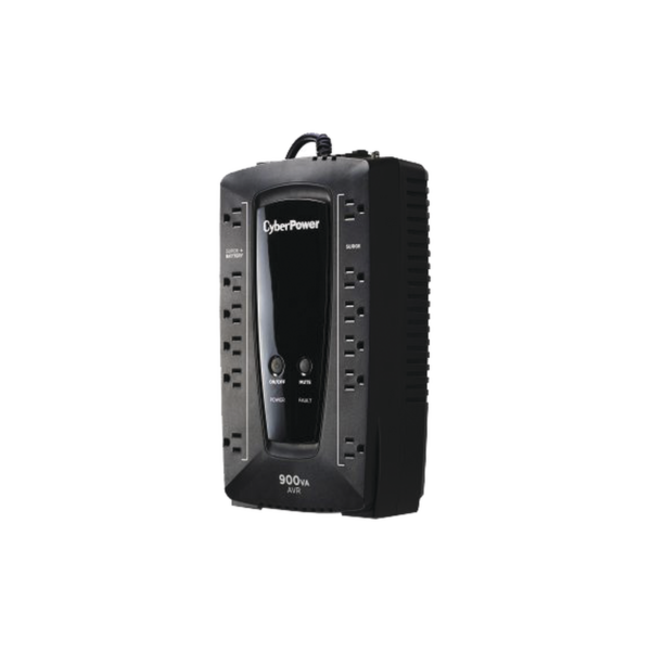 AVRG900U - CYBERPOWER - UPS de 900VA / 480W de Línea Interactiva Con Regulador de Voltaje AVR de 90 - 140 Vac, 12 Tomas NEMA 5-R, Diseño Compacto