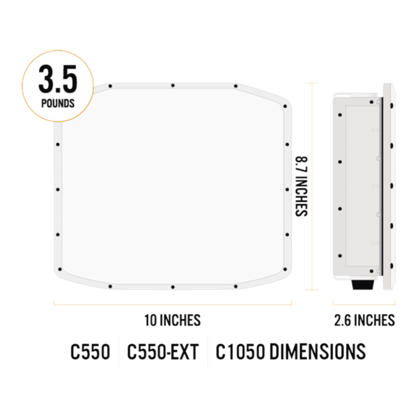 C550C - OPTEX - Radar SpotterRF para una cobertura de 850 metros