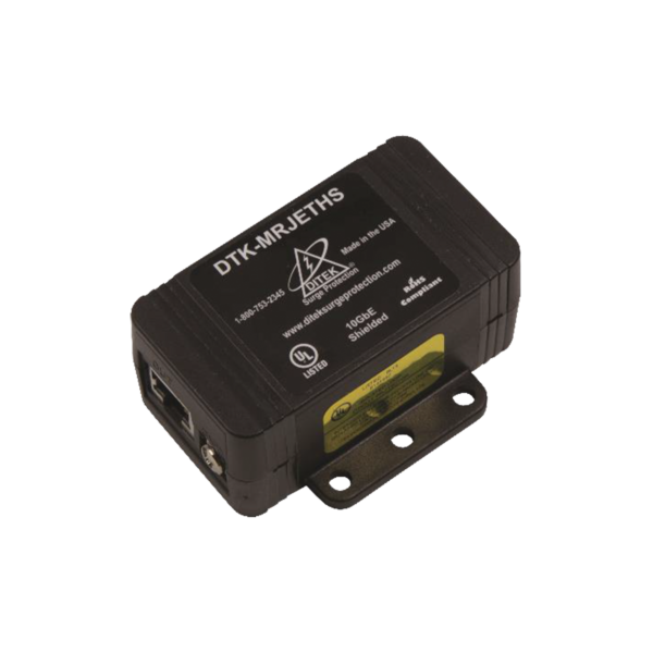 DTKMRJETHS - DITEK - Protector de un solo canal 10GbE para sistemas de CCTV , Ideal para protección de cableado categoría CAT5e, CAT6 y CAT6A.