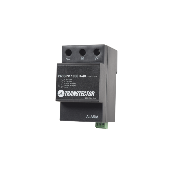 I2R-SPV1000-3-40 - TRANSTECTOR - Supresor de Sobretensiones A 1000 VDC Tipo 2 En Montaje DIN Rail