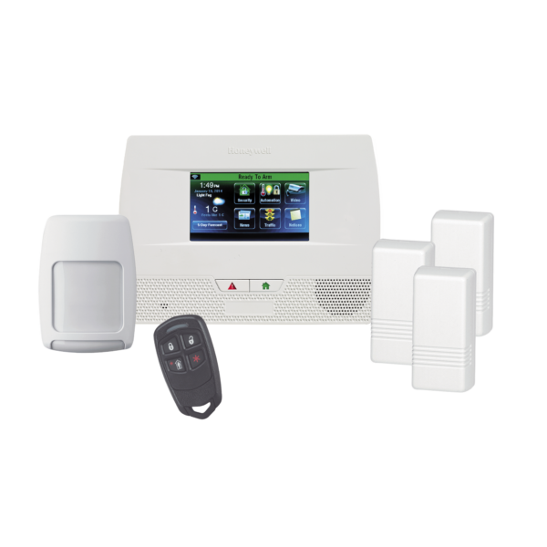 L5210PKIT - HONEYWELL - Kit de Panel de Alarma Inalambrico Autocontenido con Pantalla Sensible al Tacto