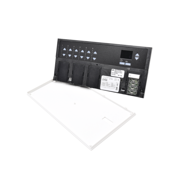 LQRJ-WPM-6P - LUTRON ELECTRONICS - Control de Pared para 6 Zonas, Centraliza cargas de iluminación de forma inalámbrica, compatible con RRMAIN, botoneras y controles remotos PICO.