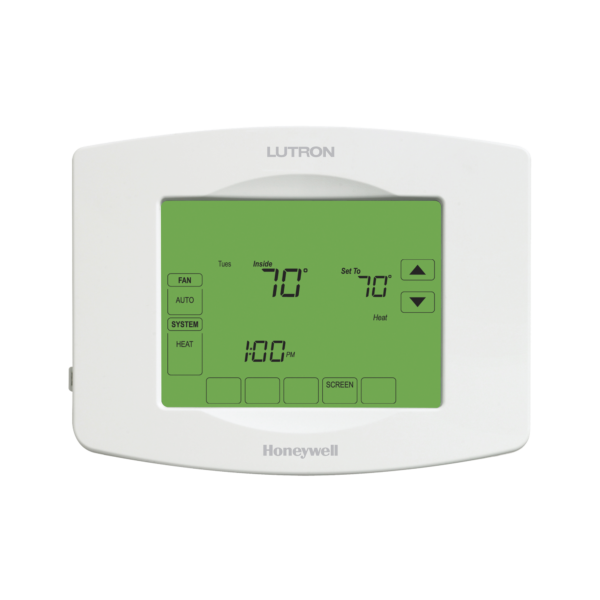 LR-HWLV-HVAC - LUTRON ELECTRONICS - Termostato Touchpro inalambrico, se integra al equipo RRMAINREP para el control de clima.