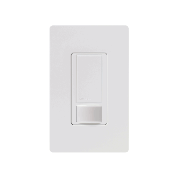 MS-OPS2-WH - LUTRON ELECTRONICS - Switch on/off / Linea Maestro Switch con sensor de ocupación, un solo polo 120V/2A