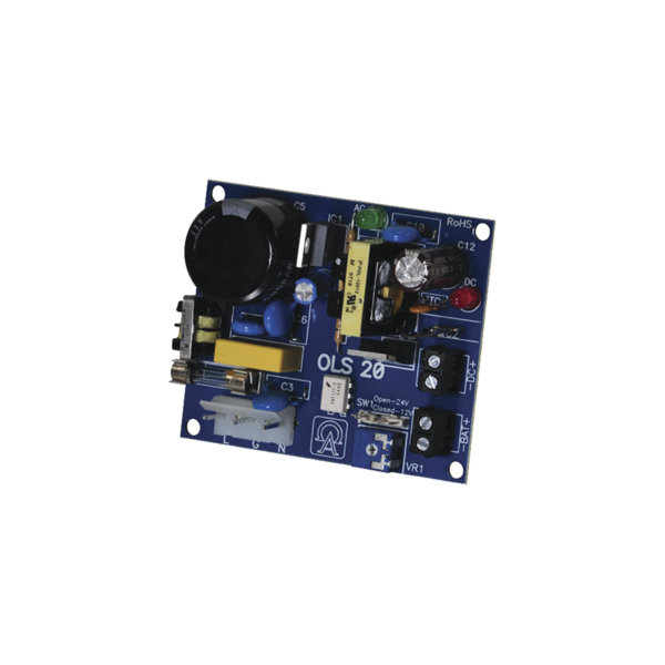OLS20 - ALTRONIX - Mini Fuente de Poder de 12 VCD/24 VCD  0.5 Amp. Para aplicaciones de Control de acceso/Intrusión.