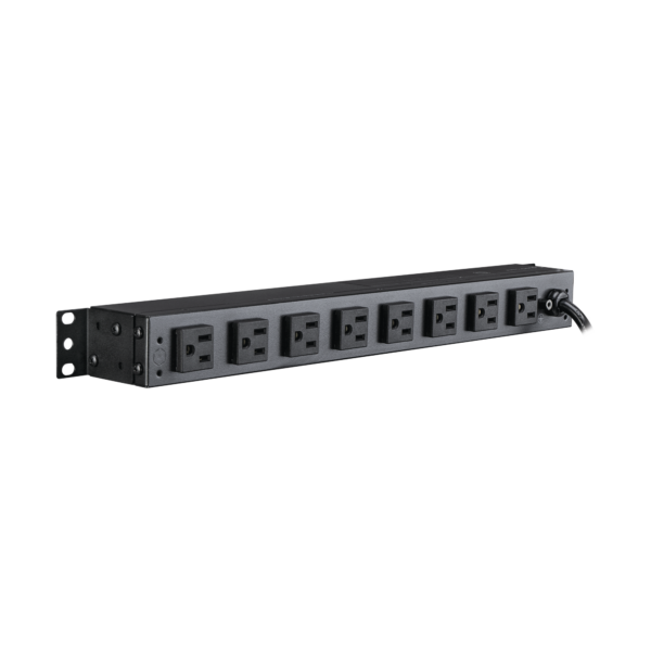 PDU15B2F8R - CYBERPOWER - PDU Para Distribución de Energía Básico Con 8 Tomas NEMA 5-15R Traseras y 2 Tomas 5-15R Frontales, 1U de Rack