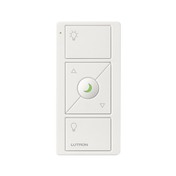 PJN-3BRL-G-WHL-01 - LUTRON ELECTRONICS - CONTROL REMOTO INALAMBRICO CON 3 BOTONES SUBIR/BAJAR, ENCENDER, APAGAR, NIGHTLIGHT color  blanco