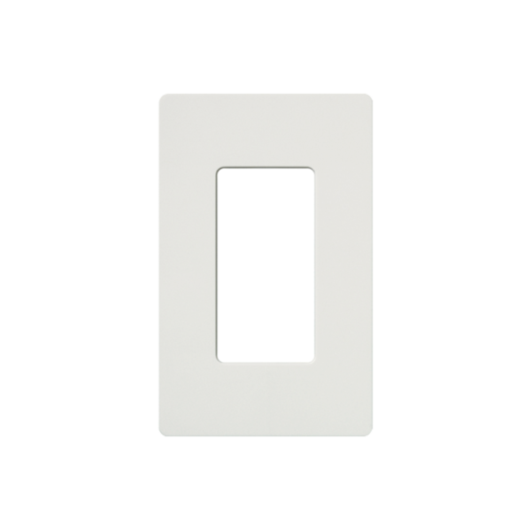 SC1SW - LUTRON ELECTRONICS - Tapa de 1 espacio color snow(nieve), para tomacorriente, receptáculo, switch, atenuador.