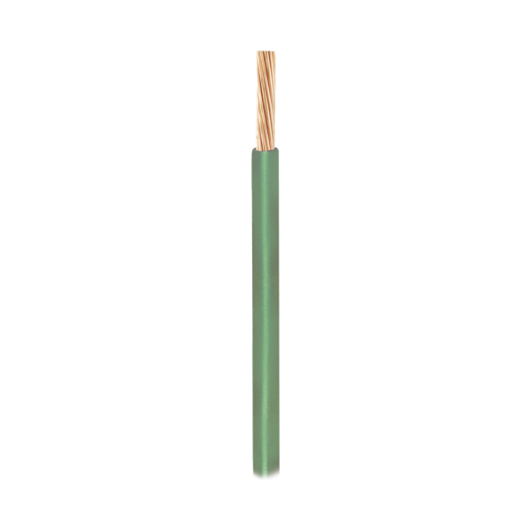 SLY311/100M - INDIANA - Cable Eléctrico INDIANA tipo THW-LS/THHW-LS de color verde de 1 conductor AWG 12 para conexión de tierra
