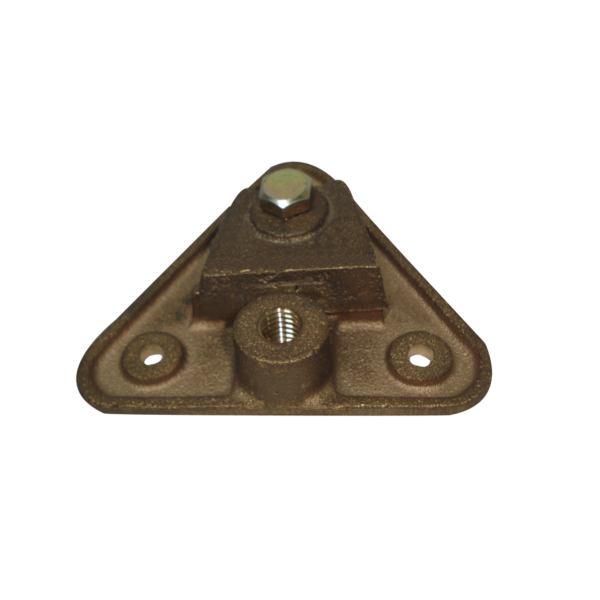 TG-BT - TOTAL GROUND - Base Triangular para Punta Pararrayo Maciza.