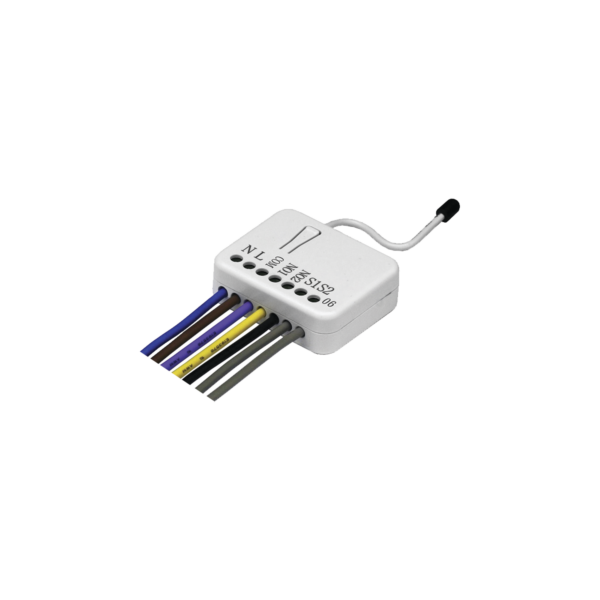 TZ-74 - SFIRE - Modulo de relevador Z-WAVE doble relay, remplaza al modelo TZ06.