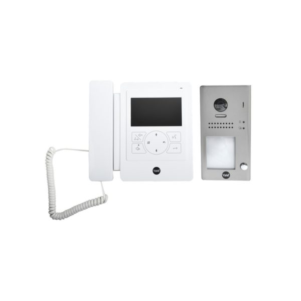 80126 - ASSA ABLOY - Kit de VideoPortero YDV4702: Frente de Calle y Monitor/ Función intercom: Llamadas internas, Contactos, Guardia