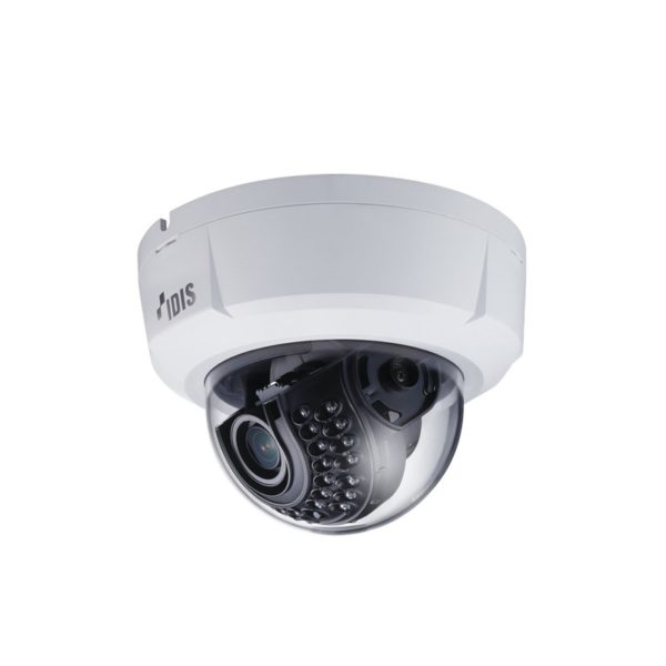 DCD3233RX - IDIS - Cámara IP Domo 2MP (H265), Lente MOTORIZADO Varifocal 3.3-10mm, para Interior, Entrada / Salida de Audio y Alarma, IR 20m, WDR 120dB