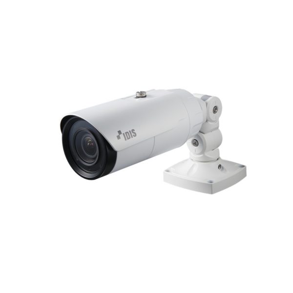 DCT3533HRX - IDIS - Cámara IP Bala con Calefactor | 5MP (H265) | Lente Varifocal MOTORIZADO 3.6-10mm | Exterior | IR 30m | Entrada/Salida de Audio y Alarma