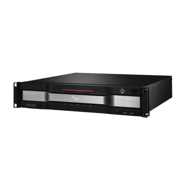 DR8364D - IDIS - NVR 4K UHD | 64CH@2MP  H.265 | Grabación | visualización | transmisión con 2 Puertos de Fibra Optica inter-construido | Fuente Reduntante | Incluye 2 Discos duros de 2TB