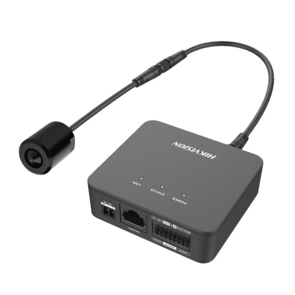 DS-2CD6425G0-10 - HIKVISION - Pinhole IP 2 Megapixel / Lente 3.7 mm / 2 Mts Cable / PoE / IDEAL PARA CAJEROS AUTOMATICOS (ATM) / WDR / Micro SD / H.265+ / Cámara Tipo Cilindro