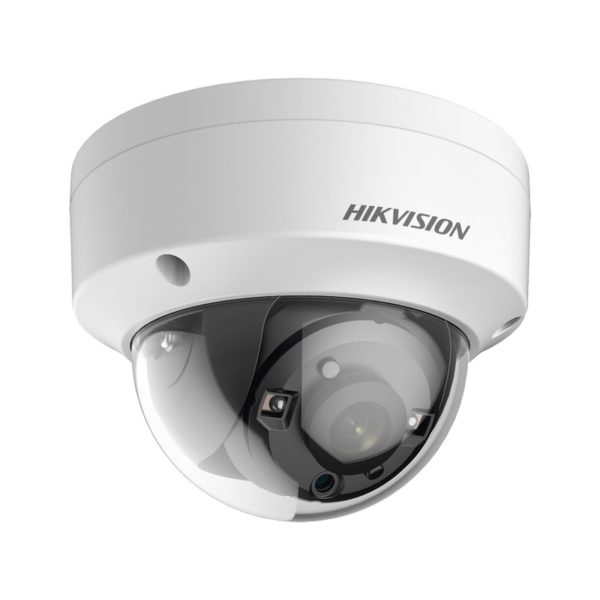 DS-2CE57U1T-VPITF - HIKVISION - Domo 4K TURBOHD / Lente 2.8 mm / 30 mts IR EXIR / IP67 / IK10 / 12 VCD / 4 Tecnologías (TVI / AHD / CVI / CVBS)