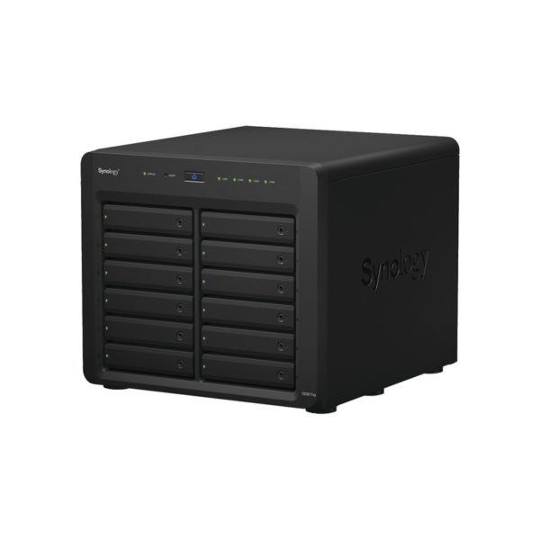 DS3617XS - SYNOLOGY - Servidor NAS de escritorio con 12 bahías / Expandible a 36 bahías / Hasta 432 TB / Hasta 75 cámaras