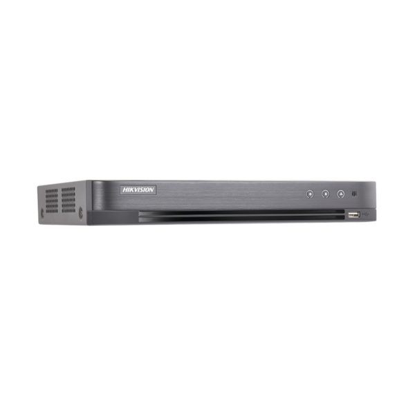 DS-7208HQHI-K1/A - HIKVISION - DVR 4 Megapixel / 8 Canales TURBOHD + 8 Canales IP / 1 Bahías de Disco Duro / 8 Canales de Audio / Vídeoanálisis