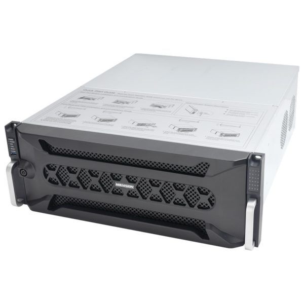 DS-96128NI-I24 - HIKVISION - NVR 12 Megapixel (4K) / 128 canales IP / 24 Bahías de Disco Duro / 4 Puertos de Red / Soporta RAID con Hot Swap / NVR de Alto Desempeño