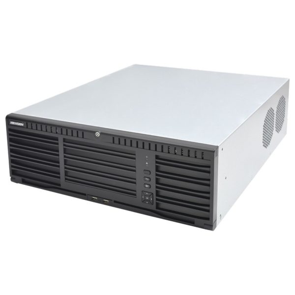 DS-96256NI-I16 - HIKVISION - NVR 12 Megapixel (4K) / 256 canales IP / 16 Bahías de Disco Duro / 4 Puertos de Red / Soporta RAID con Hot Swap / NVR de Alto Desempeño