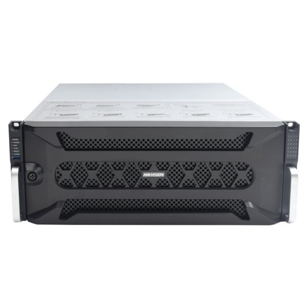 DS-96256NI-I24 - HIKVISION - NVR 12 Megapixel (4K) / 256 canales IP / 24 Bahías de Disco Duro / 4 Puertos de Red / Soporta RAID con Hot Swap / NVR