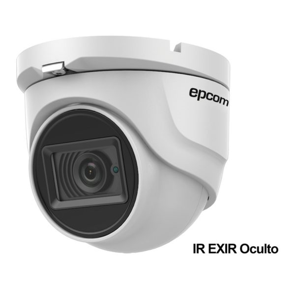 E4K-TURBO - EPCOM - Eyeball 4K TURBOHD / Lente 2.8 mm / 30 mts IR EXIR / IP67 / 12 VCD / 4 Tecnologías (TVI / AHD / CVI / CVBS)