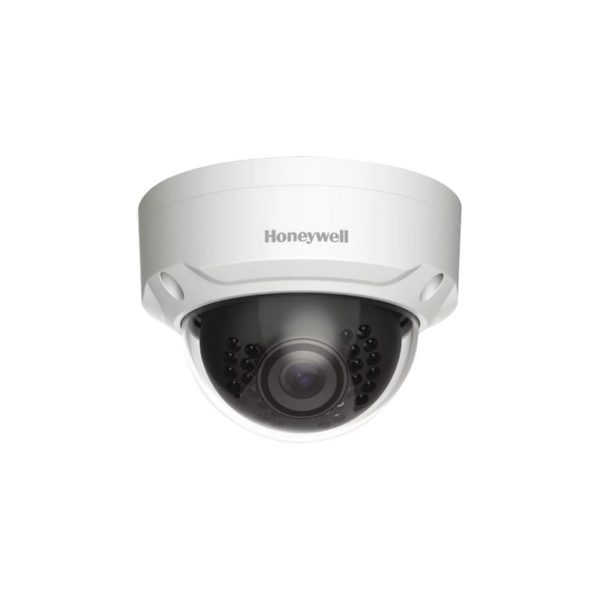 H4W4PER3 - HONEYWELL - Domo IP / 4 Megapixel / Low/Light / Lente de 2.8 mm / WDR Real 120dB / IP66 / IK10 / IR / POE / H265+