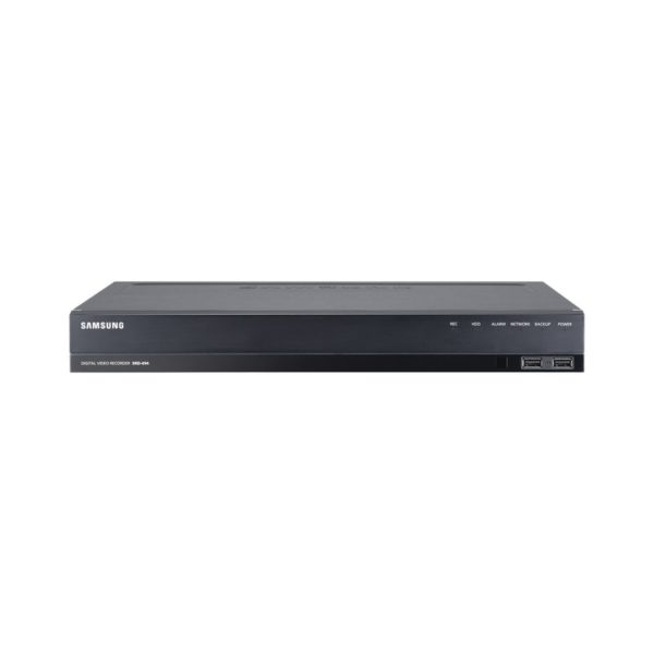 HRD-442 - SAMSUNG WISENET (HANWHA) - DVR 4 Canales hasta 4 Megapixel / Soporta 4 Tecnologías (AHD, TVI, CVI, CVBS) / Entradas y Salidas de Alarma y Audio