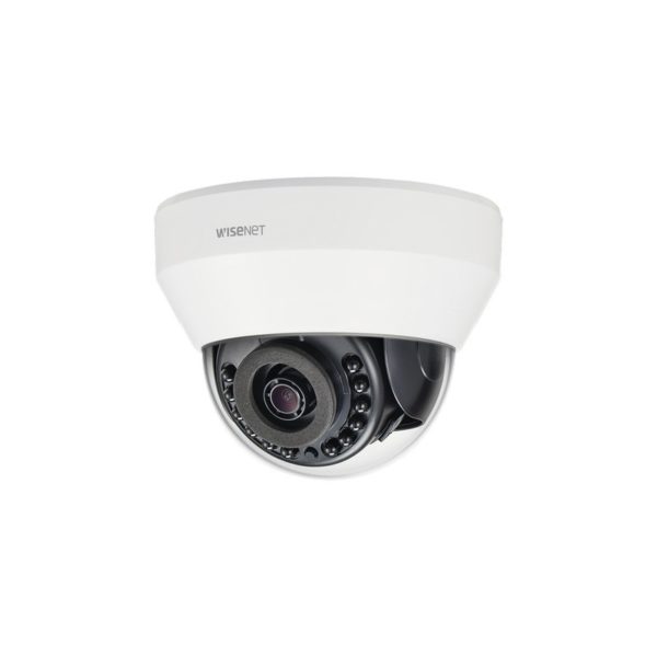 LND-6010R - SAMSUNG WISENET (HANWHA) - Cámara Domo Interior 2 Megapíxel / Lente 3 mm / IR 20M / WDR 120db