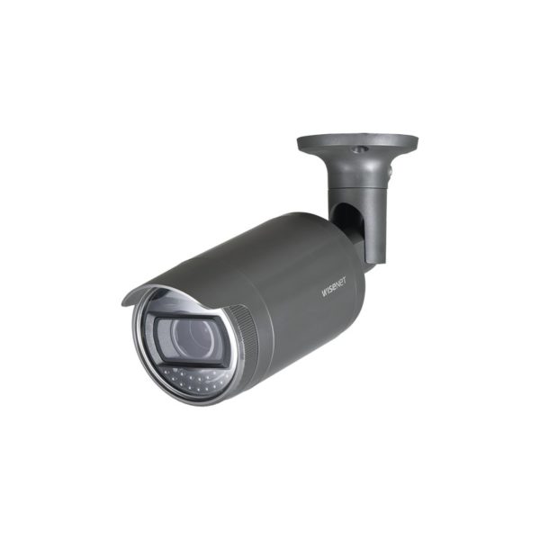 LNO-6070R - SAMSUNG WISENET (HANWHA) - Cámara Tipo Bala Exterior 2 Megapíxel / Lente Varifocal 3.2 -10mm / IR 30M / WDR 120db / IP66