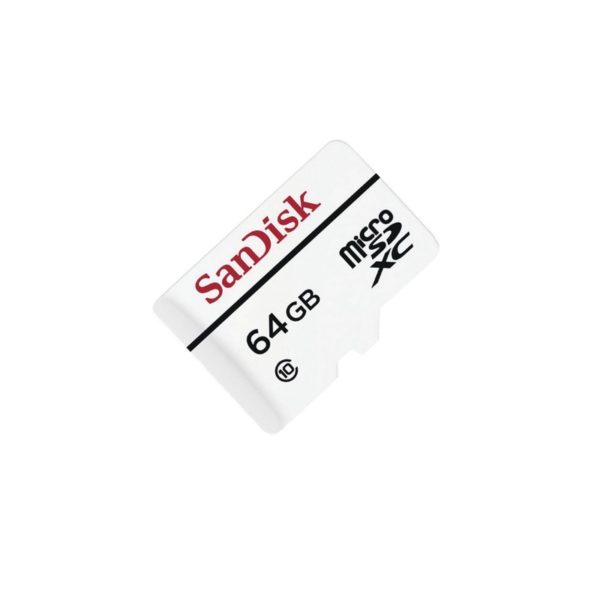 MICROSD64HE - SAND DISK - Memoria microSD de 64GB High Endurance, Especializada para Videovigilancia