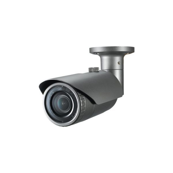 QNO-6070R - SAMSUNG WISENET (HANWHA) - Cámara Tipo Bala Antivandálica 2 Megapíxel / Lente Varifocal 2.8-12mm / IR 30M / WDR 120db / IP66 / H.265 & WiseStream