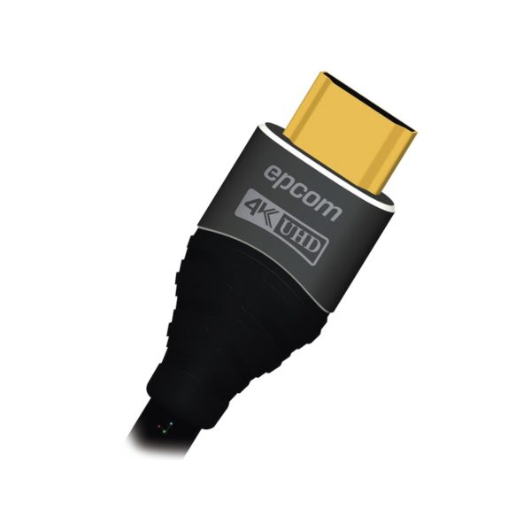 RHDMI1M - EPCOM POWER LINE - CABLE HDMI REDONDO DE 1MT V2.0 para 4KX2K