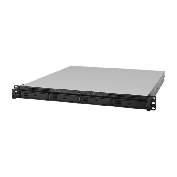 RS818PLUS - SYNOLOGY - Servidor Nas para rack de 4 bahía / Expandible a 8 bahías / Hasta 96 TB / Hasta 40 cámaras