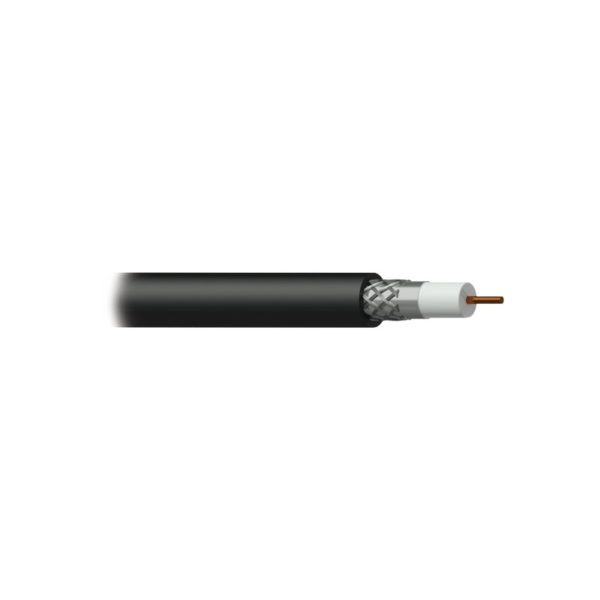 SD35 - VIAKON - Bobina de cable coaxial RG6U de 100 metros con malla de aluminio al 60 %, Calibre 18. Hecho en México