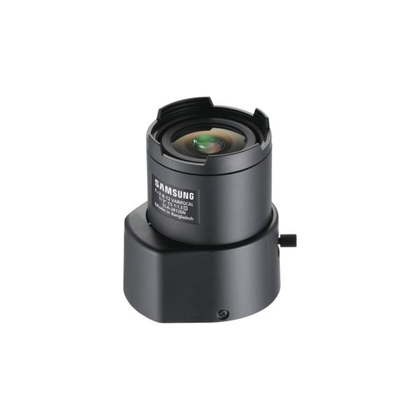 SLA-2812-DN - SAMSUNG WISENET (HANWHA) - Lente Varifocal 2.8-12mm, Iris AUT/DC, Día/Noche, Asférica, 1/3
