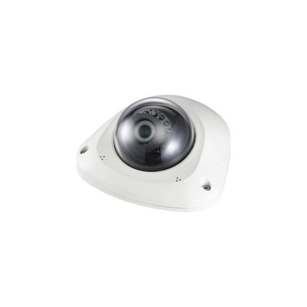 SNV-L6013R - SAMSUNG WISENET (HANWHA) - Mini Domo IP Antivandálico 2 Megapixel / Lente 3.6mm / BLC / IR 15m / Entrada y Salida de Audio y Alarma