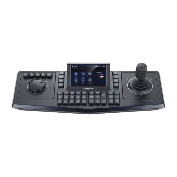 SPC-7000 - SAMSUNG WISENET (HANWHA) - Controlador de domos PTZ y Camaras IP Wisenet, con pantalla LCD touch screen de 5