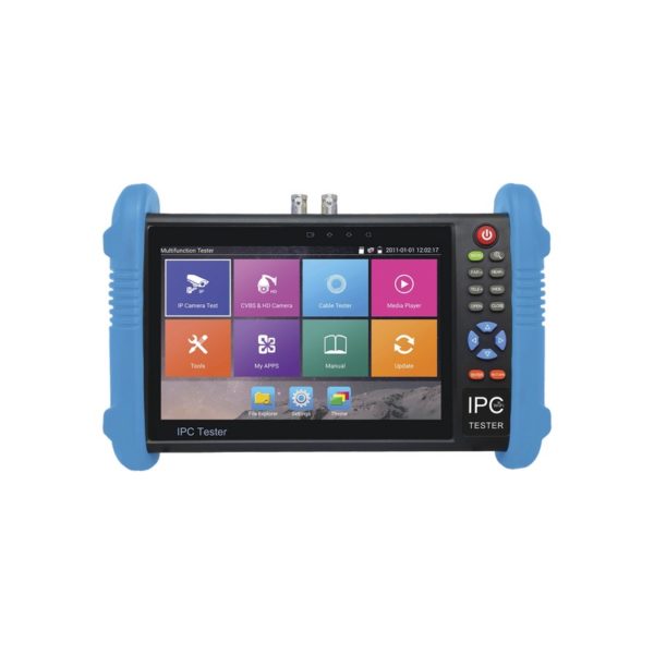 TPTURBO8MP - EPCOM - Probador de Vídeo Android con Pantalla LCD de 7 para IP ONVIF / HD-TVI (8MP), HD-CVI (8MP) y AHD (5MP) / Wi-Fi, Scanner IP, WiFi, entrada HDMI