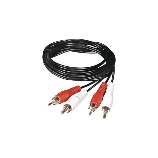 TT2RCA1M - EPCOM TITANIUM - Cable RCA macho a macho de 1 metro de longitud, 4 plus, para aplicaciones de audio y video optimizado para HD