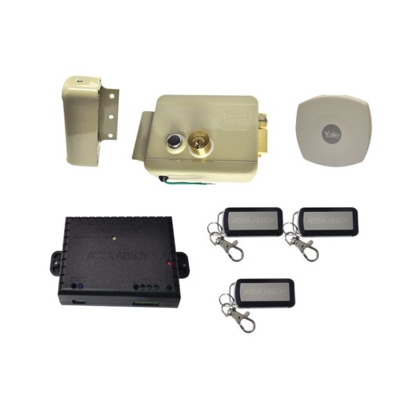 89373 - ASSA ABLOY - Kit Cerradura Eléctrica 321DC  Derecha y Hub para Apertura a través de Smarphone en cualquier parte del mundo