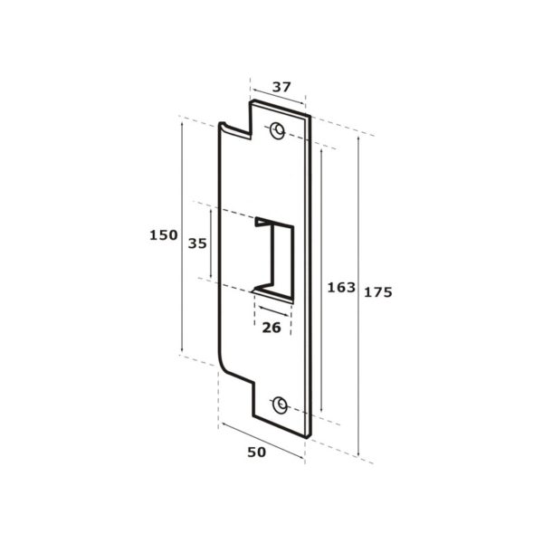 ABL-4610 - ABLOY - Contra para Cerradura Abloy (ABLEL410)