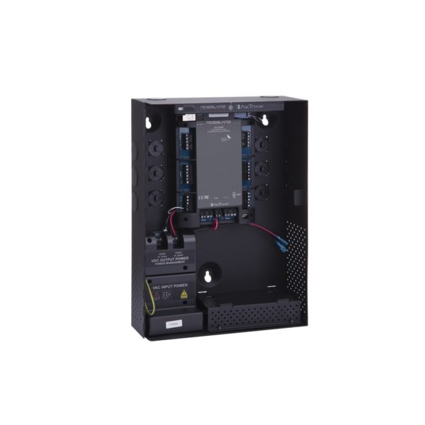 AC-225IP-BU - ROSSLARE SECURITY PRODUCTS - Controlador para 2 Lectoras, incluye Gabinete en color  Negro y Fuente, Expandible 2 lectores (para 4 lectores en total)