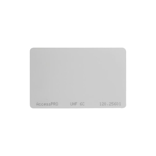 ACCESS-CARD-EPC - ACCESSPRO - Tag UHF tipo Tarjeta para lectoras de largo alcance 900 MHZ / EPC GEN 2 / ISO 18000 6C / No imprimible