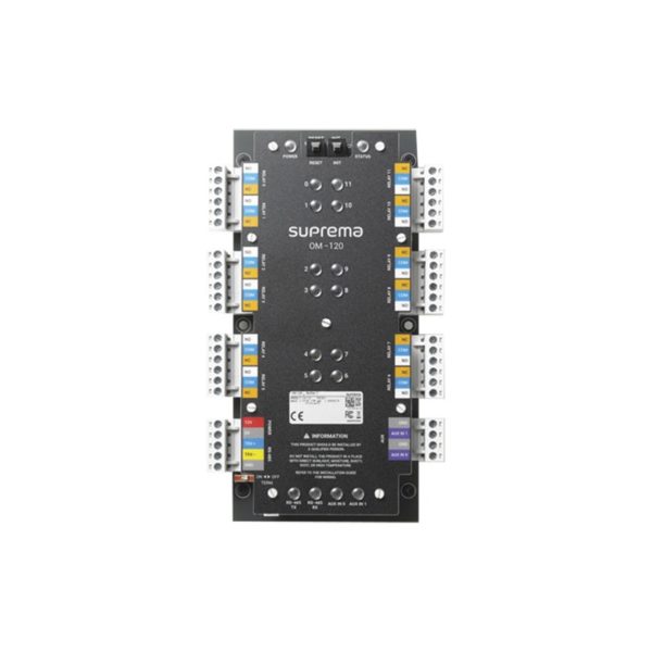 OM120 - SUPREMA - Módulo de Control / 12 Relevadores de Salida con Función para Control de Elevadores