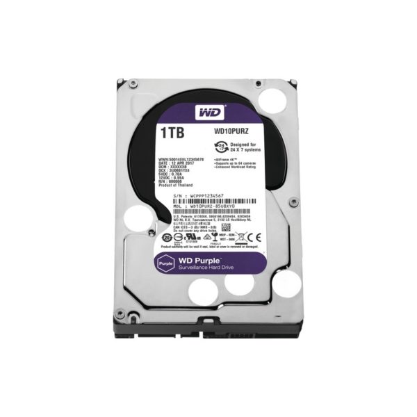 WD10PURZ - Western Digital (WD) - Disco duro WD de 1TB / 5400RPM / Optimizado para Videovigilancia