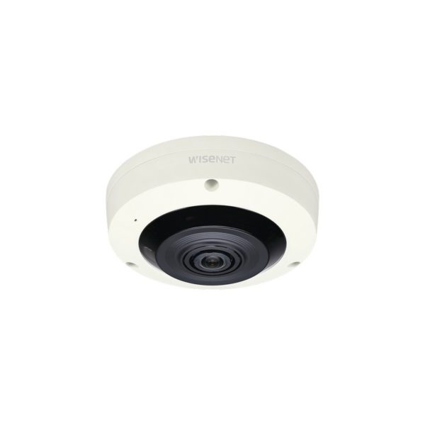 XNF-8010R - SAMSUNG WISENET (HANWHA) -  Fisheye Interior 6 Megapixel / WDR 120dB / IR 15m / PTZ Digital 8X / Video Analíticos Avanzados / Entrada y Salida de Audio y Alarma