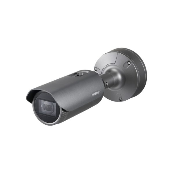 XNO-6080R - SAMSUNG WISENET (HANWHA) - Cámara Tipo Bala de 2MP, Lente Motorizado de 2.8 a 12mm, Soporta Memoria SD, Día/Noche (ICR) y WDR (150 dB)