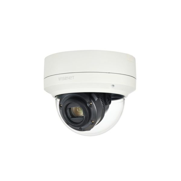 XNV-6120R - SAMSUNG WISENET (HANWHA) - Cámara Tipo Domo Antivandálico 2MP Lente Varifocal 5.2 - 62.4 MM IR 70M/ H.265/ H.264/WDR 150DB/ HLC/ Doble SD CARD/ 12VDC/24VAC/POE, IP67, IK10